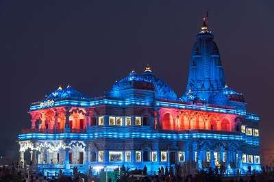 prem mandir of Vrindawan  is one of the best places to visit in Vrindawan